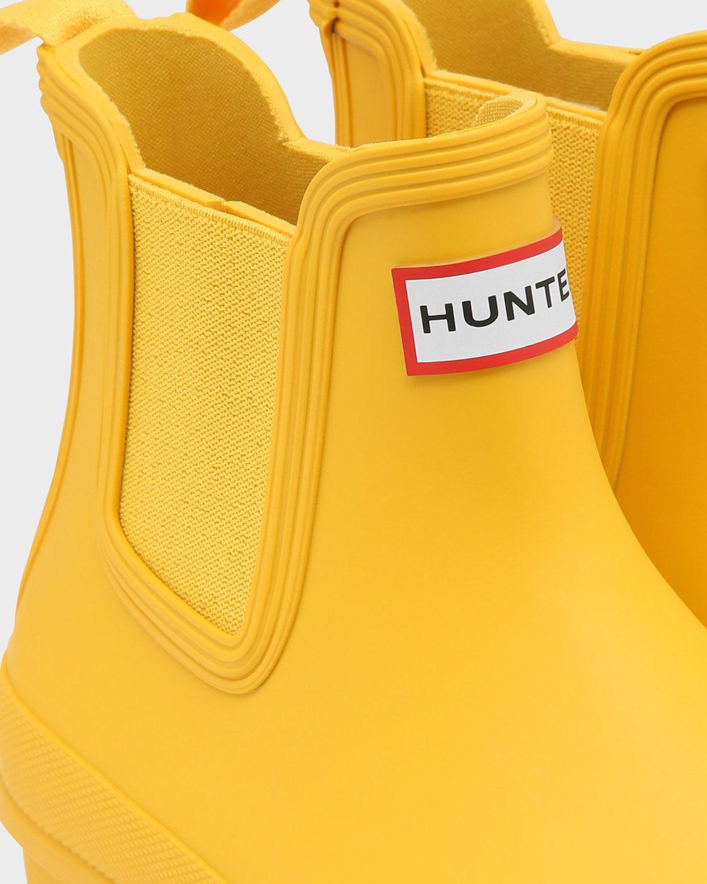 Womens Hunter Chelsea Boots Yellow - Original - 6538490-PS